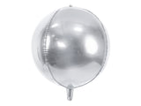 Foil Balloon Ball - Helium Filled Silver