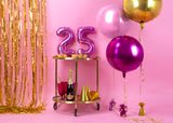 Foil Balloon Ball - Helium Filled Light Pink