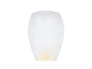 White sky lantern.