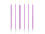 Tall Candles & Holders - Pink