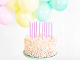 Tall Candles & Holders - Pink