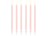 Tall Candles & Holders - Rose Gold Metallic