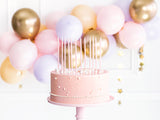 Tall Candles & Holders - Rose Gold Metallic