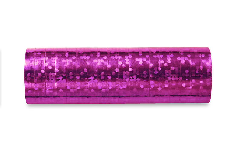 Holographic Streamer - Pink 3.8m