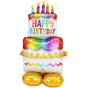 Large Birthday Airloonz Balloon - 53inch Air Filled