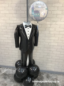 Large communion boy balloon design.