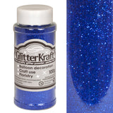 Blue glitter.
