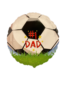 #1 Dad Fathers Day Foil Balloon