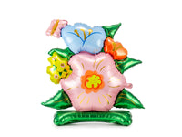 Standing Foil Balloon Flowers - Air Filled