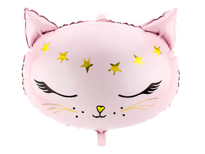 Foil Balloon Pink Cat
