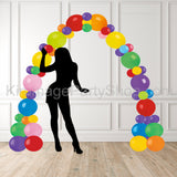 balloon arch multicolour