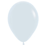 Pastel blue latex balloon.