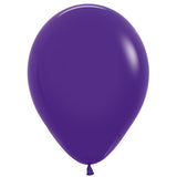 Violet latex balloon.