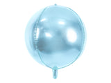 Foil Balloon Ball - Helium Filled Baby Blue