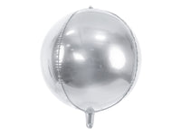 Foil Balloon Ball - Helium Filled Silver