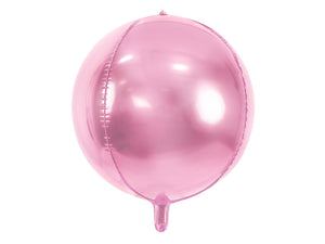 Foil Balloon Ball - Helium Filled Light Pink