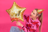 Happy Birthday Star - Powder Pink