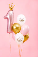 Pink First Birthday Balloon Bundle - Style 033