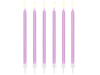 Tall Candles & Holders - Pink