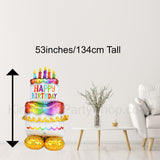 Large Birthday Airloonz Balloon - 53inch Air Filled