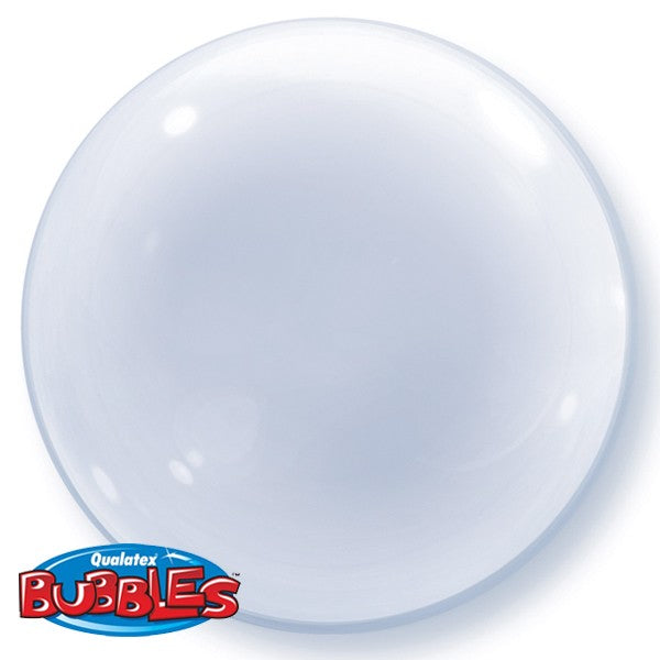 Clear transparent round balloon.