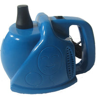 Blue electric balloon inflator.