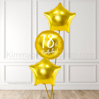 18th Birthday Balloon Bouquet - Style 017
