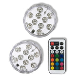 LED balloon lights, set of two with remote control.