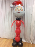 Large Santa balloon character.