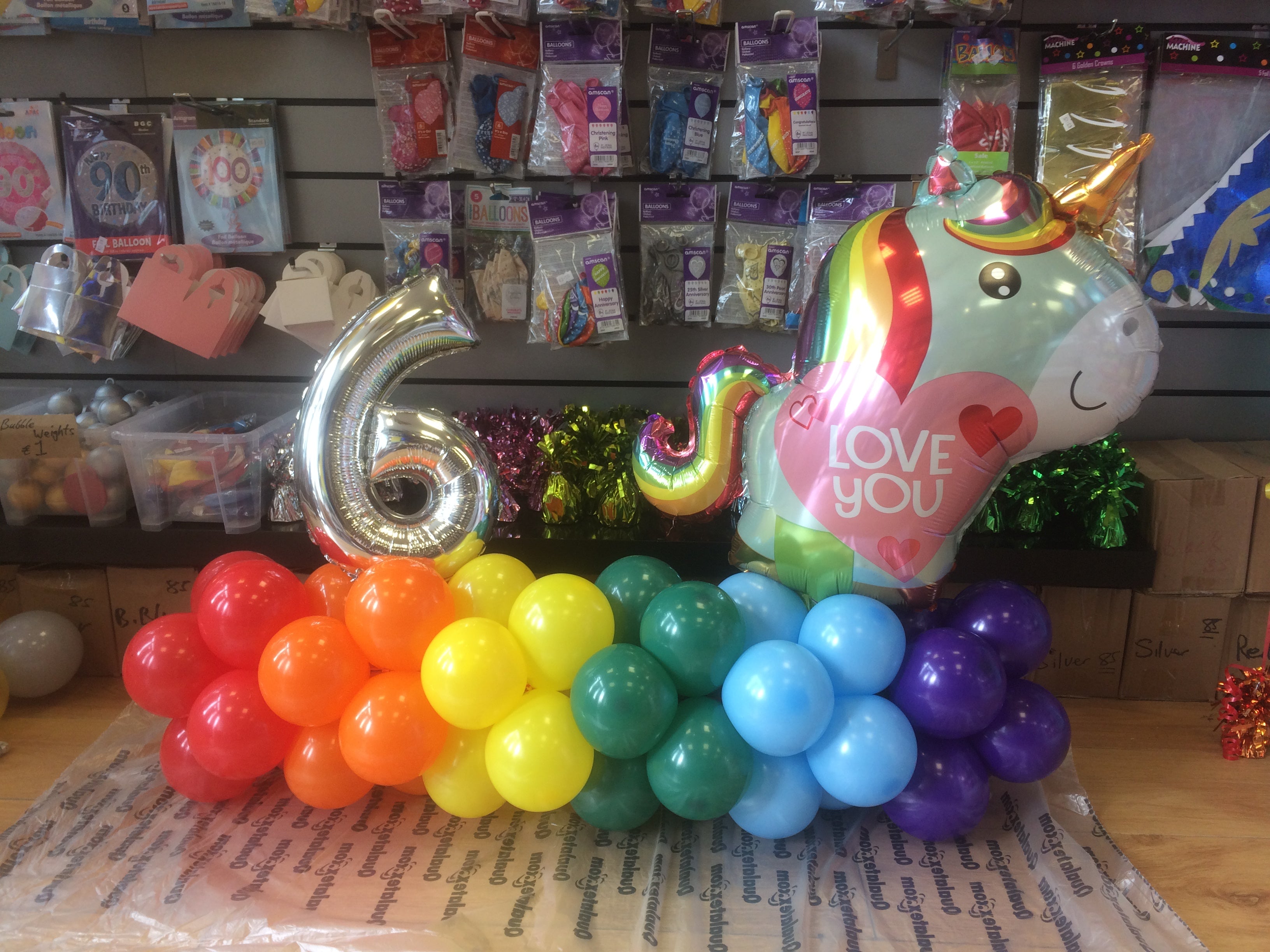 Rainbow Unicorn Balloon Design Kimmage Party Shop rainbow-unicorn-balloon-design-kimmage-party-shop