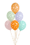 Pastel Dots Balloon Bouquet - Style 038