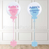 Personalised Deco Bubble Balloon with tulle - Helium Filled